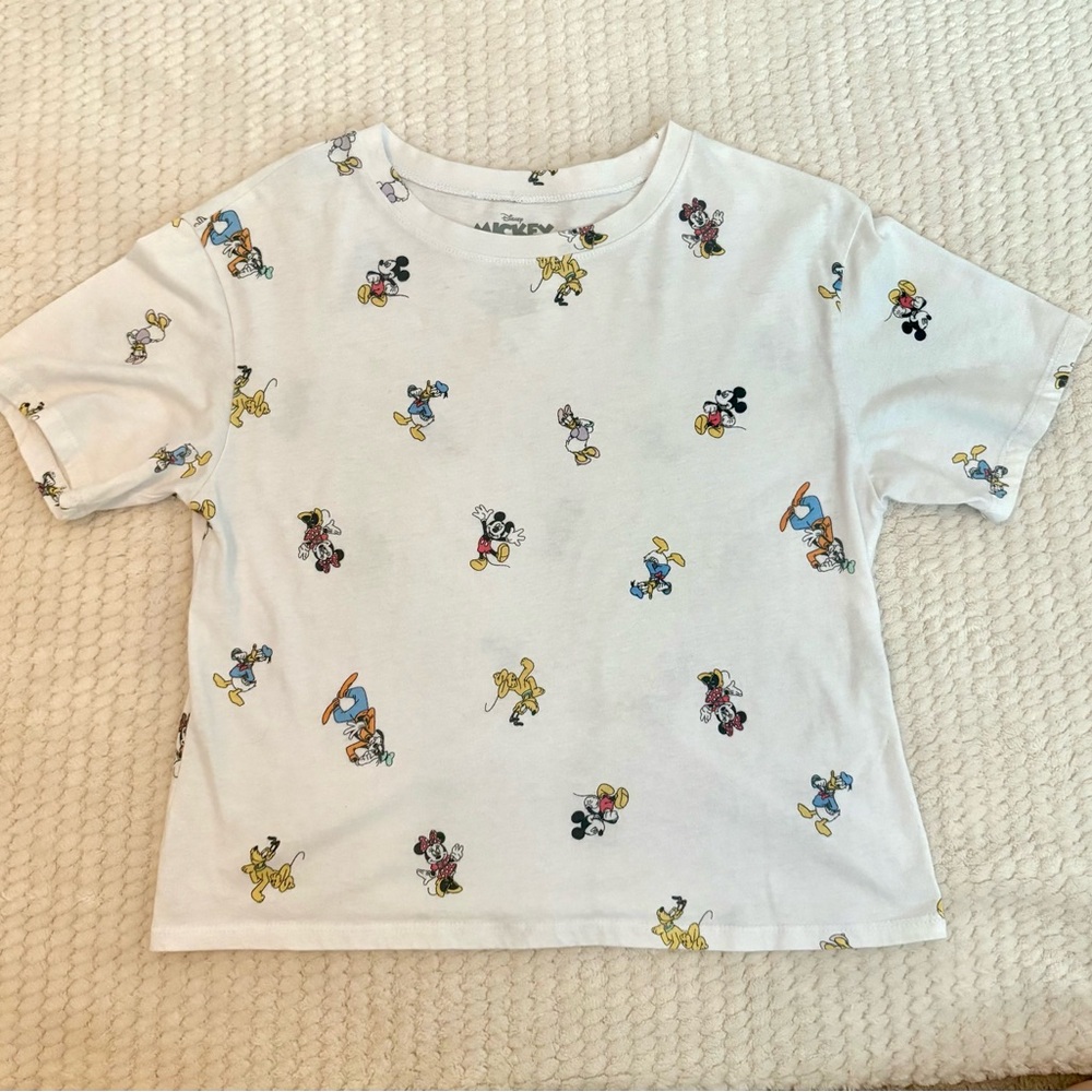 Disney Kids Mickey Mouse Character Tee - White